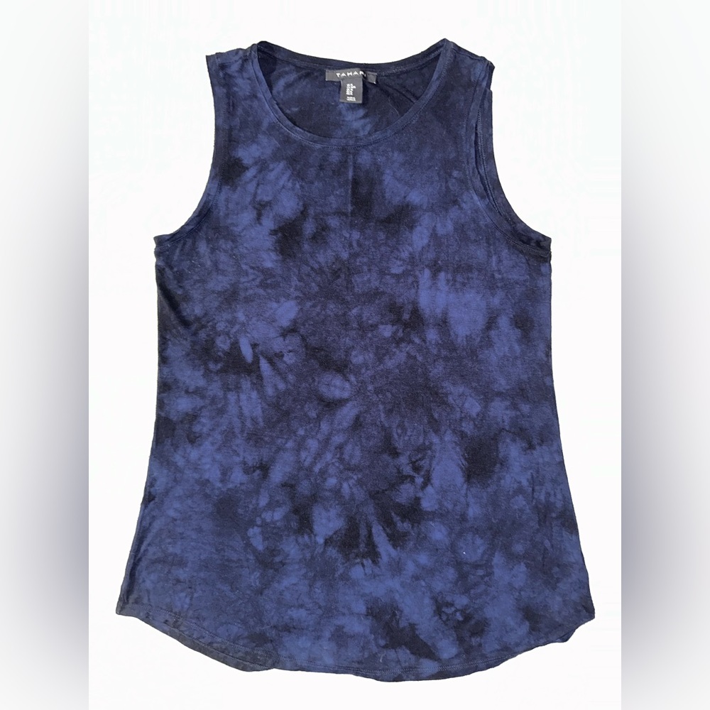 Women’s Tahari black and blue muscle tank size medium